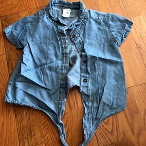 2T denim shirt